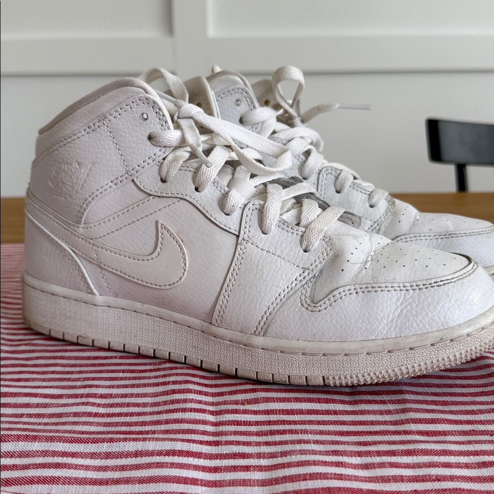 Air Jordan White High-Top Sneakers